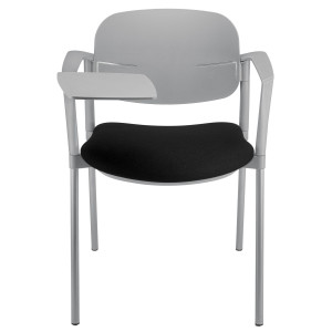 POLTRONCINA VISITATORE STEP SPGPTT NERO CON BRACCIOLI INCLUSI E TAVOLETTA COD. SPGPTT/SN