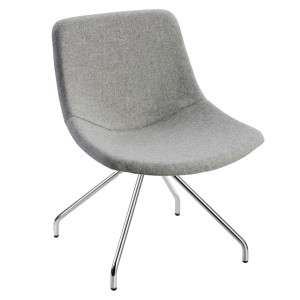 POLTRONCINA VISITATORE TOSCA TO4CV GRIGIO CHIARO SENZA BRACCIOLI COD. TO4CV/WI