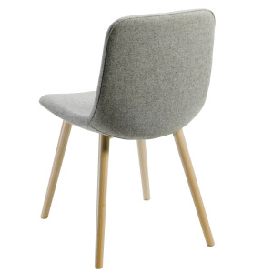 POLTRONCINA VISITATORE TOSCA TO4L GRIGIO CHIARO SENZA BRACCIOLI COD. TO4L/WI