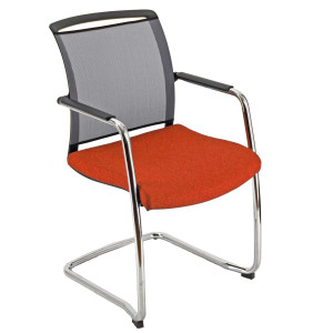 SEDUTA ATTESA ZOE ZOES RUGGINE/GRIGIO CON BRACCIOLI INCLUSI COD. ZOES/LRU