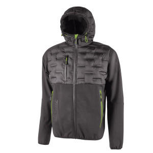 GIACCA IBRIDA IDROREPELLENTE SPOCK TAGLIA XL GRIGIO VERDE U-POWER COD. FU213AG-XL