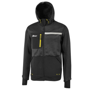 FELPA GALAXY TG. L NERO-GIALLO U-POWER COD. FU275BC-L