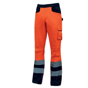 PANTALONE INVERNALE ALTA VISIBILITA' BEACON ARANCIO FLUO TAGLIA L U-POWER COD. HL156OF-L