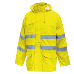 COMPLETO ANTIPIOGGIA ALTA VISIBILITA' COVER GIALLO FLUO TAGLIA XL U-POWER COD. HL168YF-XL
