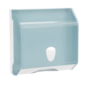 DISPENSER ASCIUGAMANI PIEGATI A C O Z BIANCO AZZURRO REPLAST COD. A69501EM