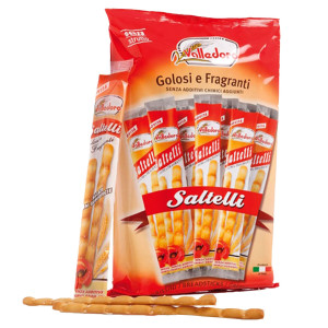 GRISSINI SALTELLI MULTIPACK 240GR (18 MONOPORZIONI) VALLEDORO COD. VAGRS CONFEZIONE DA 12