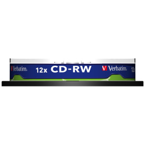 SCATOLA 10 CD-RW DATALIFEPLUS 8X-10X 700MB SERIGRAFATO PACK SPINDLE_RISCRIVIBILE COD. 43480