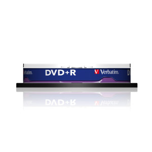 SCATOLA 10 DVD+R SPIND MATT 16X 4.7GB SILVER DLP COD. 43498