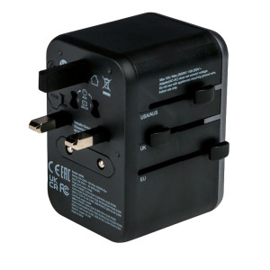ADATTATORE DA VIAGGIO UTA-04 PD61W / QC / 3XUSB / 2XTYPE-C VERBATIM COD. 49546
