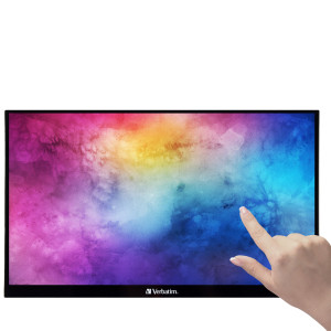 VERBATIM MONITOR PORTATILE 17'' TOUCHSCREEN FULL HD 1080P COD. 49593