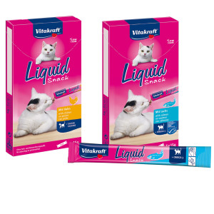 SNACK CAT LIQUID-SNACK PER GATTI CON OMEGA3 GUSTO SALMONE 90 GR COD. 16423
