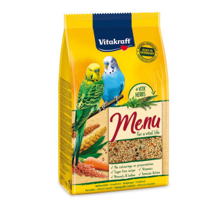 MENU' ALIMENTO COMPLETO PER PAPPAGALLINI 1KG COD. 21444