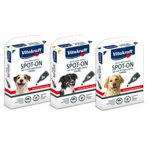 SPOT ON - SOLUZIONE PER INFESTAZIONI DA PULCI E ZECCHE PER CANI 20-40KG COD. 35368