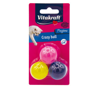CONFEZIONE DA 3 VCRAZY BALL PER GATTI COD. 59533