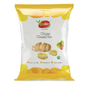 CHIPS CLASSICHE 35GR VIVIBIO COD. 0310109 CONFEZIONE DA 8