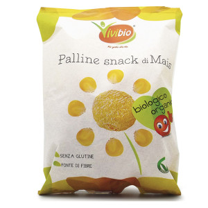 PALLINE SNACK DI MAIS 40GR VIVIBIO COD. 0310571 CONFEZIONE DA 10