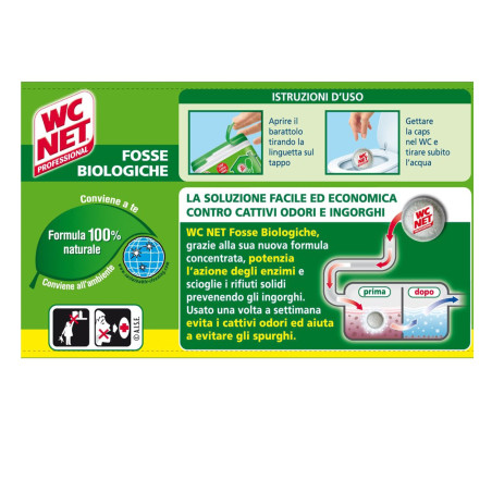 WC NET FOSSE BIOLOGICHE 216GR X 12 CAPSULE COD. M74408