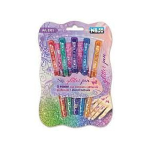 BLISTER 5 SFERE GLITTERATE PROFUMATE 5321