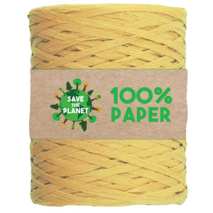 RAFIA IN CARTA 100MT COLORE GIALLO 02 BRIZZOLARI COD. 02595802