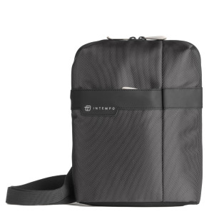 TRACOLLA CITY BAG JOB DIM. 21X28X6CM TESSUTO TECNICO ANTRACITE INTEMPO COD. 9215JBL34