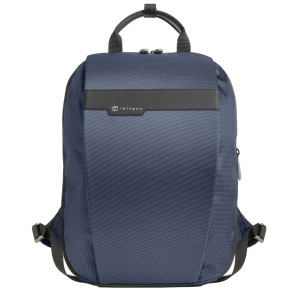 ZAINO A GUSCIO JOB DIM. 29X3X13CM TESSUTO TECNICO BLU INTEMPO COD. 9237JBL32