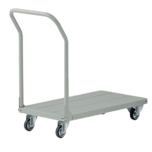 CARRELLO DA LAVORO C/MANICI SMONTABILI E PIANALE GRIGIO PORTATA 150KG COD. C015