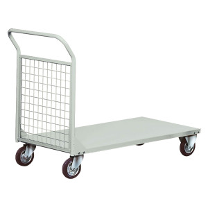 CARRELLO DA LAVORO 1 SPONDA RETE PORTATA 300KG COD. C075G