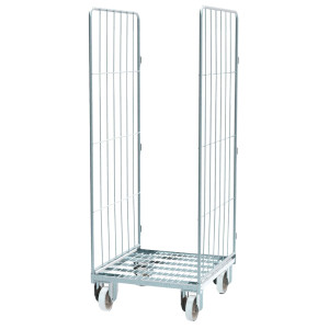 ROLL CONTAINER 2 SPONDE LATERALI CON CINGHIA 70X80X179CM COD. C400