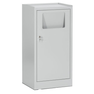 ARMADIETTO PORTABIANCHERIA CON SACCO 50X40X100CM GRIGIO RAL7038 COD. E379G