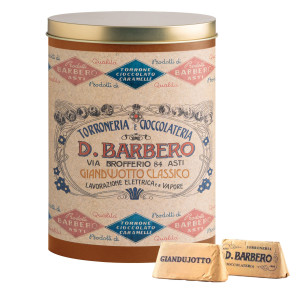 GIANDUIOTTI GUSTO CLASSICO IN SCATOLA DI METALLO BARBERO -PRODOTTO STAGIONALE COD. METALG