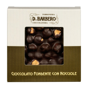TAVOLETTA DI CIOCCOLATO FONDENTE CON NOCCIOLE 120GR IN ASTUCCIO -STAGIONALE COD. NOCCF