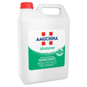 SAPONE LIQUIDO IGIENIZZANTE E IDRATANTE MANI 5L AMUCHINA COD. 419856