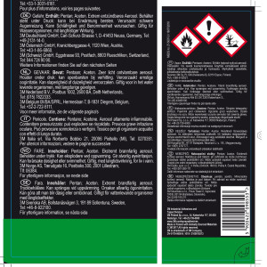 ADESIVO SPRAY 90 A PRESA RAPIDA 500ML 3M COD. 66400 CONFEZIONE DA 12
