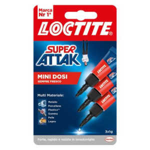 COLLA ATTAK BLISTER 3 TUBETTI 1 GR.