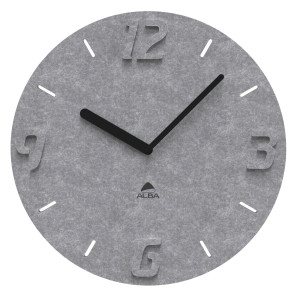 OROLOGIO DA PARETE PET EFFETTO 3D D55CM GRIGIO ALBA COD. HORPET G