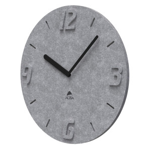 OROLOGIO DA PARETE PET EFFETTO 3D D55CM GRIGIO ALBA COD. HORPET G
