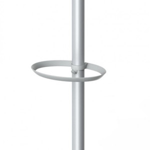 APPENDIABITI 5 POSTI 175CM GRIGIO/BIANCO C/PORTAOMBRELLI ALBA COD. PMFEST BC
