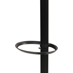 APPENDIABITI A 5 POSTI 175CM NERO FESTIVAL N ALBA COD. PMFEST N
