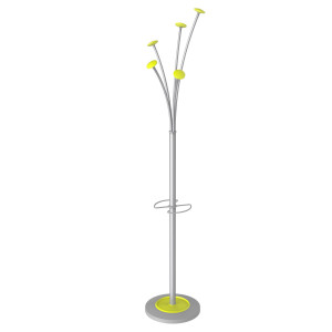 APPENDIABITI 5 POSTI 187CM GRIGIO/VERDE C/PORTAOMBRELLI ALBA COD. PMFESTY2 V