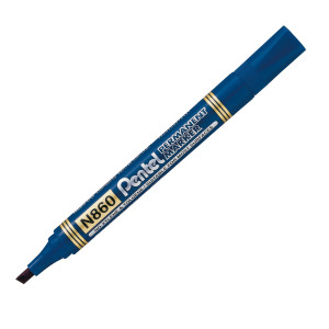MARCATORE PERMANENTE N860 BLU PUNTA SCALPELLO AMIKO PENTEL COD. N860-CE CONFEZIONE DA 12