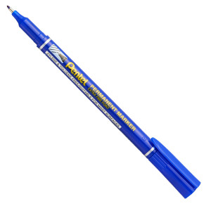 MARCATORE PERMANENTE NF 450 BLU PUNTA EXTRA-FINE AMIKO PENTEL COD. NF450-C CONFEZIONE DA 12