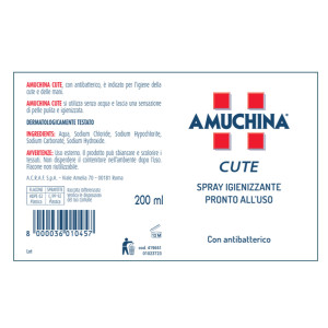 SPRAY IGIENIZZANTE PER LA CUTE AMUCHINA 200ML COD. 419661