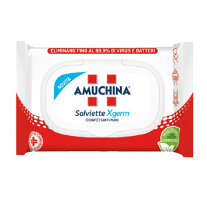 20 SALVIETTE DISINFETTANTI MANI XGERM AMUCHINA COD. 419841