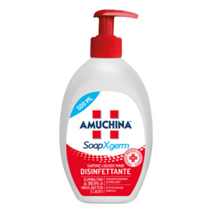 SAPONE LIQUIDO DISINFETTANTE MANI SOAPXGERM 500ML AMUCHINA COD. 419847
