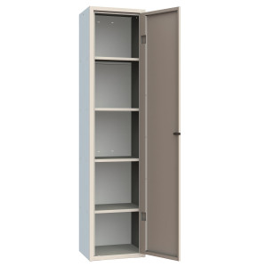 ARMADIO MULTIUSO MONOBLOCCO GRIGIO CHIARO 420X330X1800MM ARMET COD. M042-0000000001
