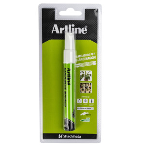 MARCATORE PERMANENTE SPECIALE GIARDINAGGIO ARTLINE PUNTA 2,3MM TONDA BIANCO COD. A GDM/BI