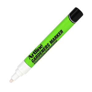 MARCATORE PERMANENTE SPECIALE GIARDINAGGIO ARTLINE PUNTA 2,3MM TONDA BIANCO COD. A GDM/BI