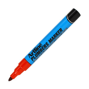 MARCATORE PERMANENTE SPECIALE PER IDRAULICA ARTLINE PUNTA 1,5MM TONDA ROSSO COD. A PLM/R
