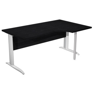 SCRIVANIA COMPACT DESTRO 160X60/80/100CM NERO VENATO/GRIGIO ALL. EASY COD. 008K211/8/AA
