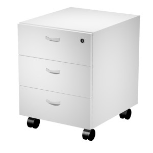 CASSETTIERA 3 CASS. CON RUOTE BIANCO - ESSENCE COD. 40019/3